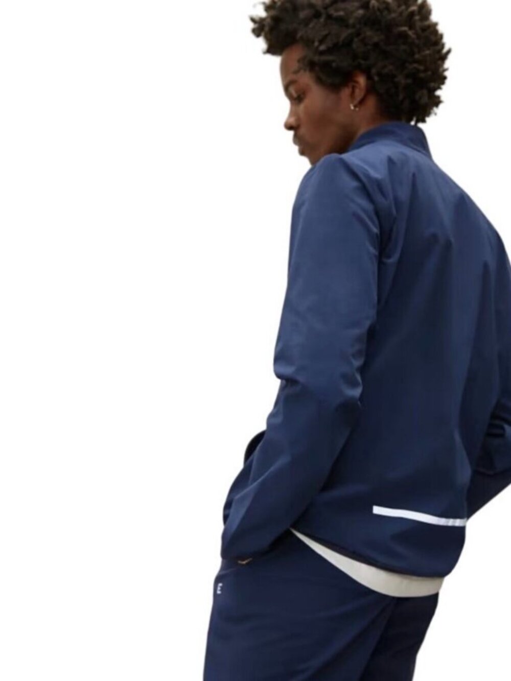 Everlane Mens Navy Retech Soft Shell Jacket Size Large - Picture 3 of 8